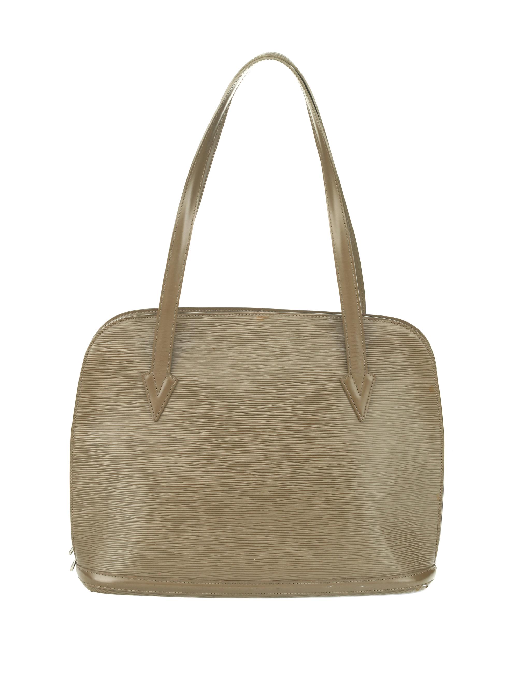 Louis Vuitton, Khaki Epi Leather Lussac Bag