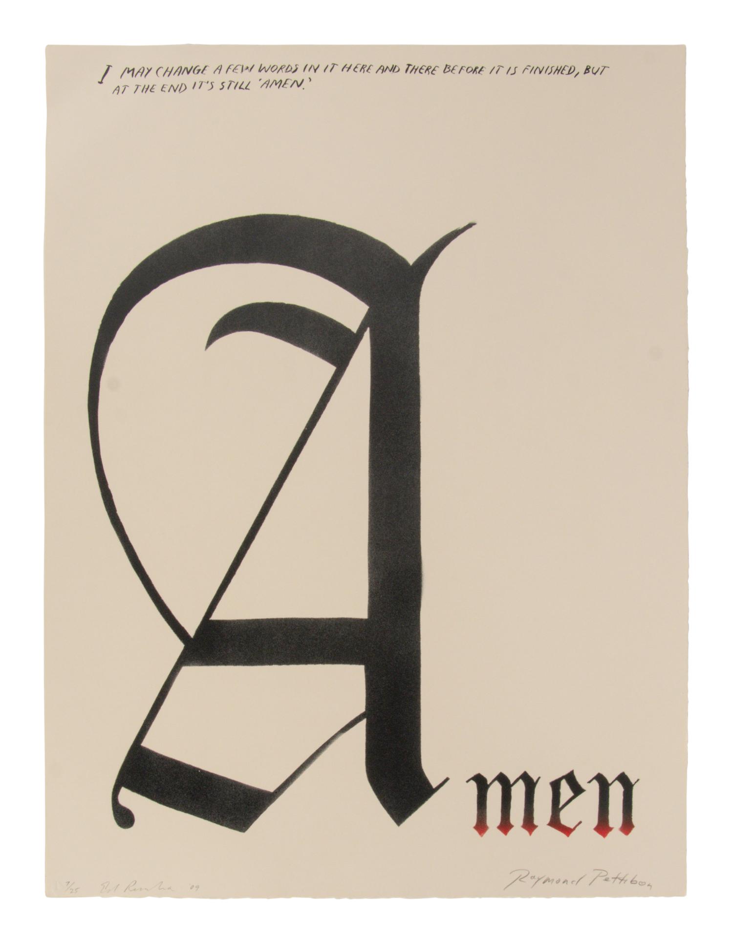 Amen (State I) , 2009