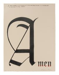 Amen (State I) , 2009
