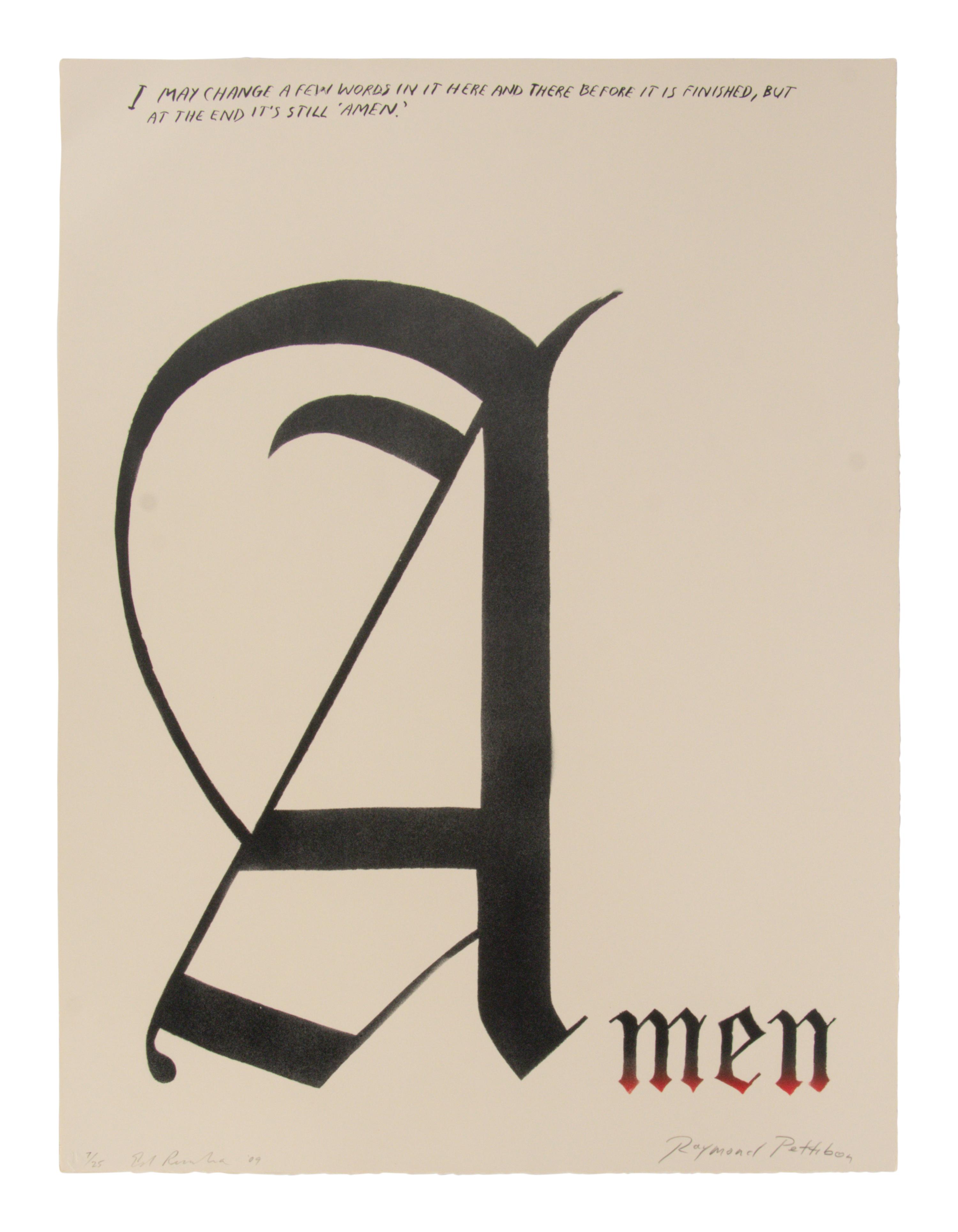 Amen (State I) , 2009