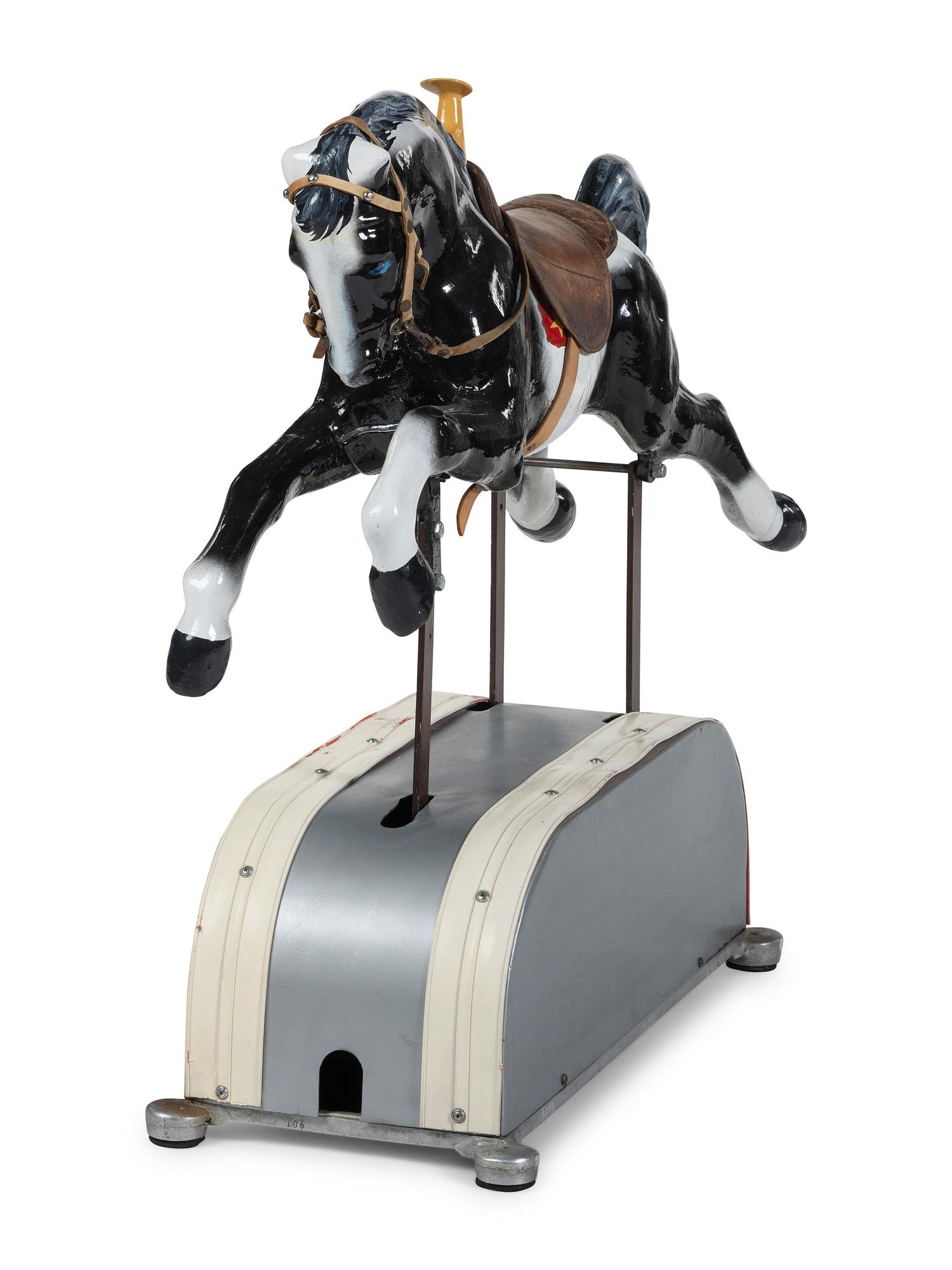 An Electric Painted Riding Horse
