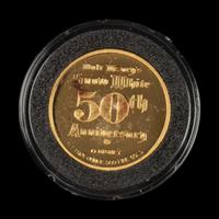 [PRIVATE ISSUE] A 1987 Rarities Mint Issued Snow White and the Seven Dwarves: Dopey 1 Troy oz. Commemorative Round