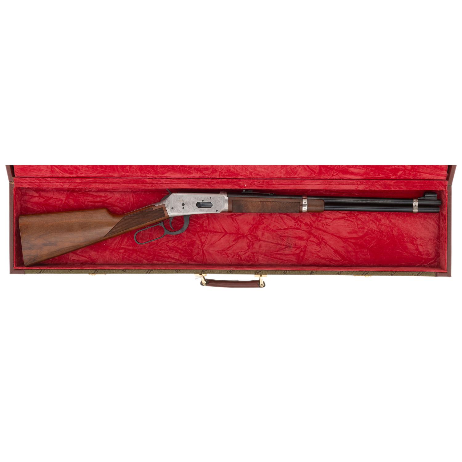 *Winchester Model 94 Great Western Artists Rifle in Case with Two Framed Pieces