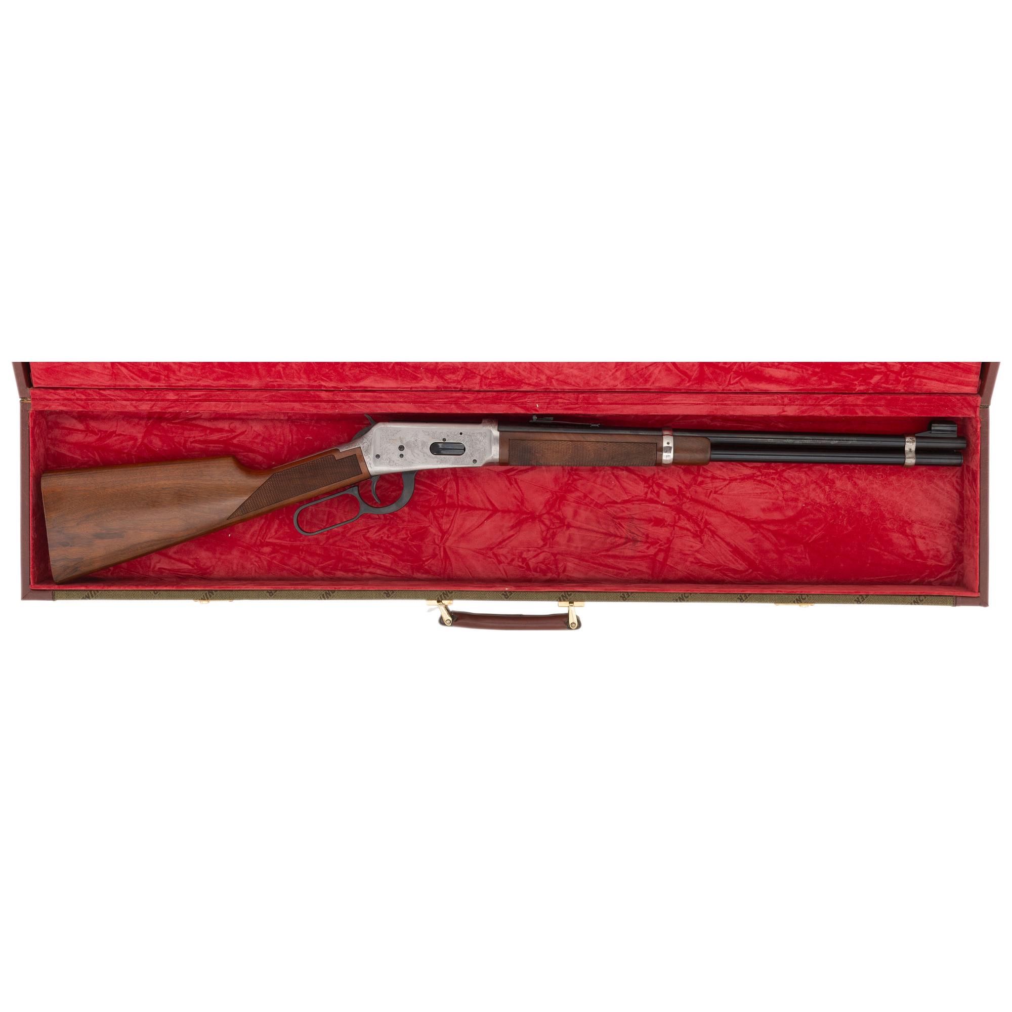 *Winchester Model 94 Great Western Artists Rifle in Case with Two Framed Pieces