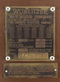 A Wurlitzer Juke Box