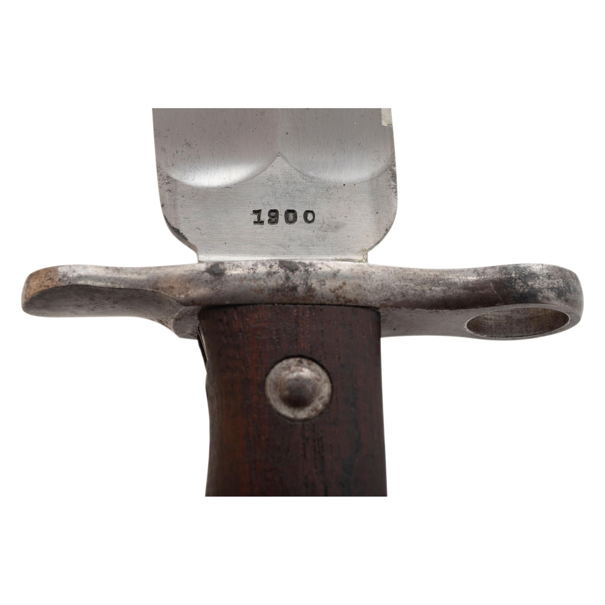 US Model 1900 Krag Bowie Bayonet & Scabbard