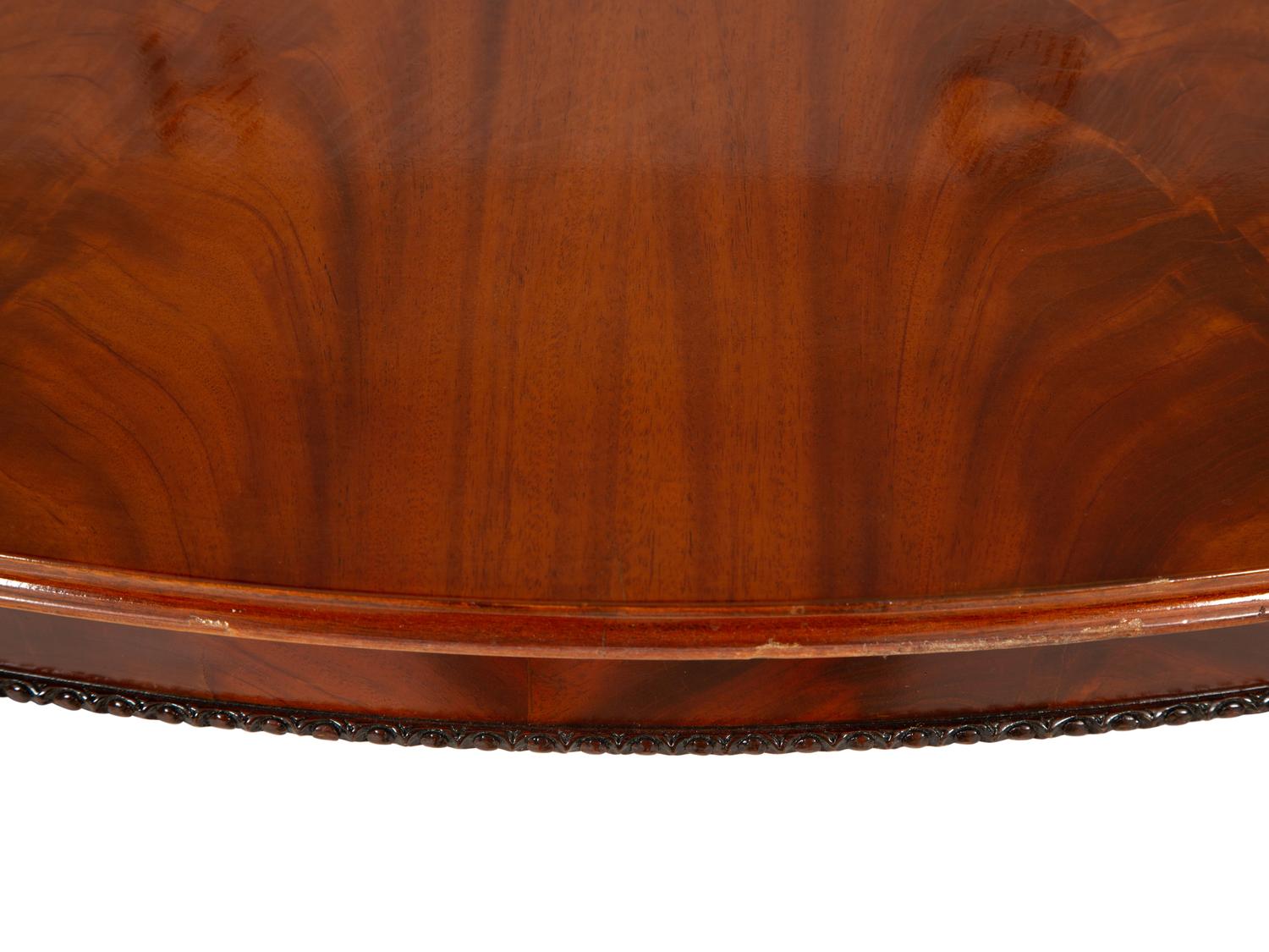 A Georgian Style Flame Mahogany Center Table