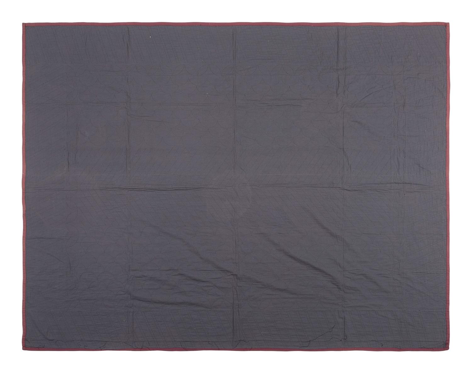An Amish Pieced Cotton Quilt