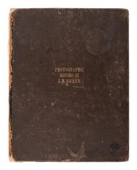 [EARLY PHOTOGRAPHY]. GREENE, Jeremiah M. (b. 1825), photographer. Photographic sketchbook containing 14 images. [ With: ] Civil War letters.