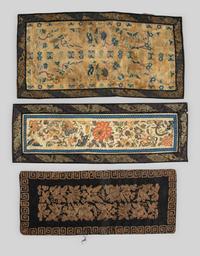 Seven Embroidered Silk Articles
