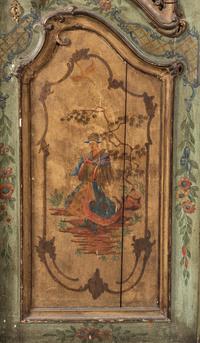 A Pair of Italian Rococo Painted Doors from the Embassy of Italy, Washington, D.C.