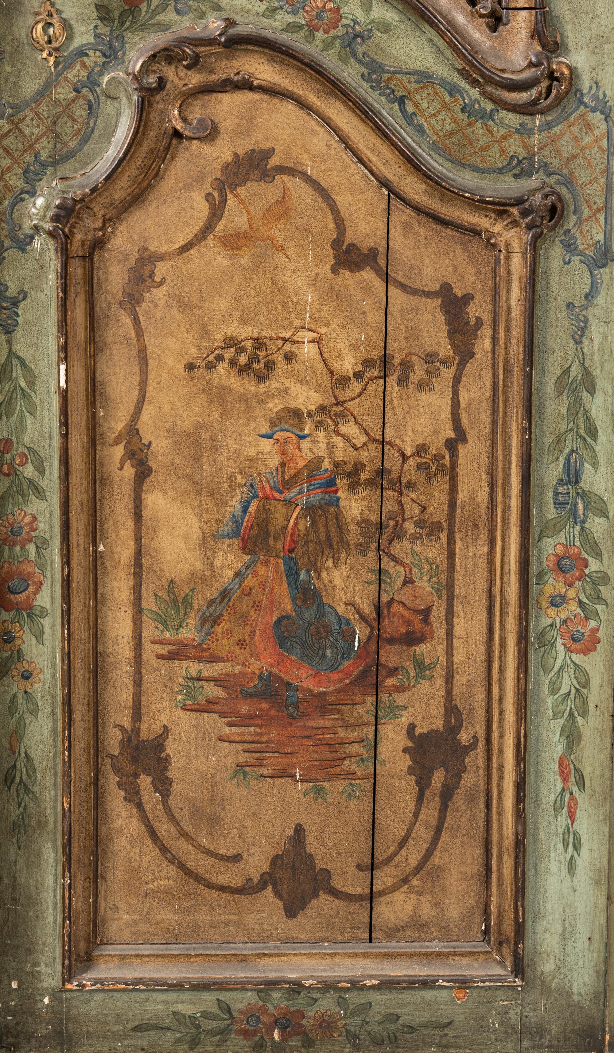 A Pair of Italian Rococo Painted Doors from the Embassy of Italy, Washington, D.C.