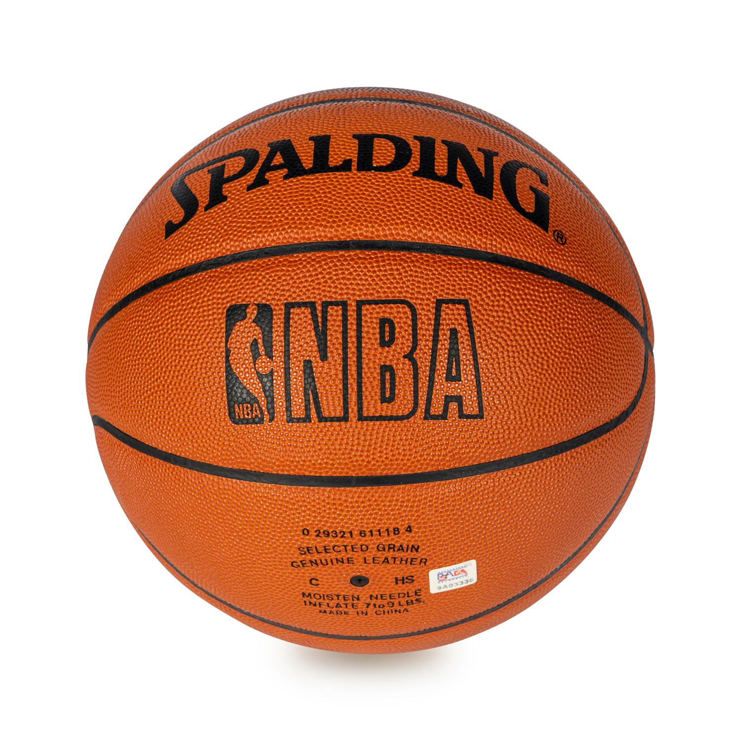 An Extraordinary Kobe Bryant Full Name Signed Autograph Official NBA Basketball (PSA Certified Authentic),