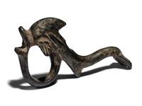 A Roman Bronze Dolphin