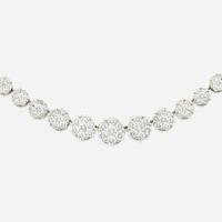 A diamond and white gold necklace, Simon G