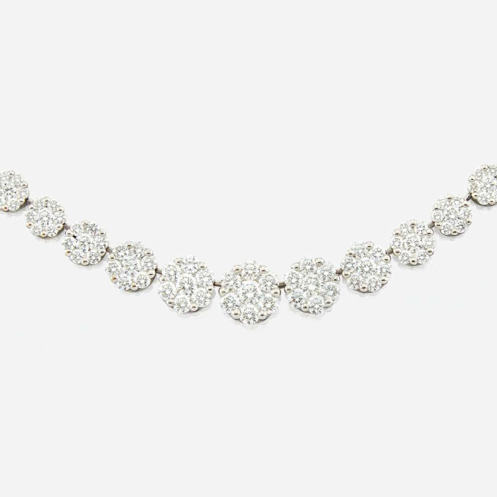 A diamond and white gold necklace, Simon G
