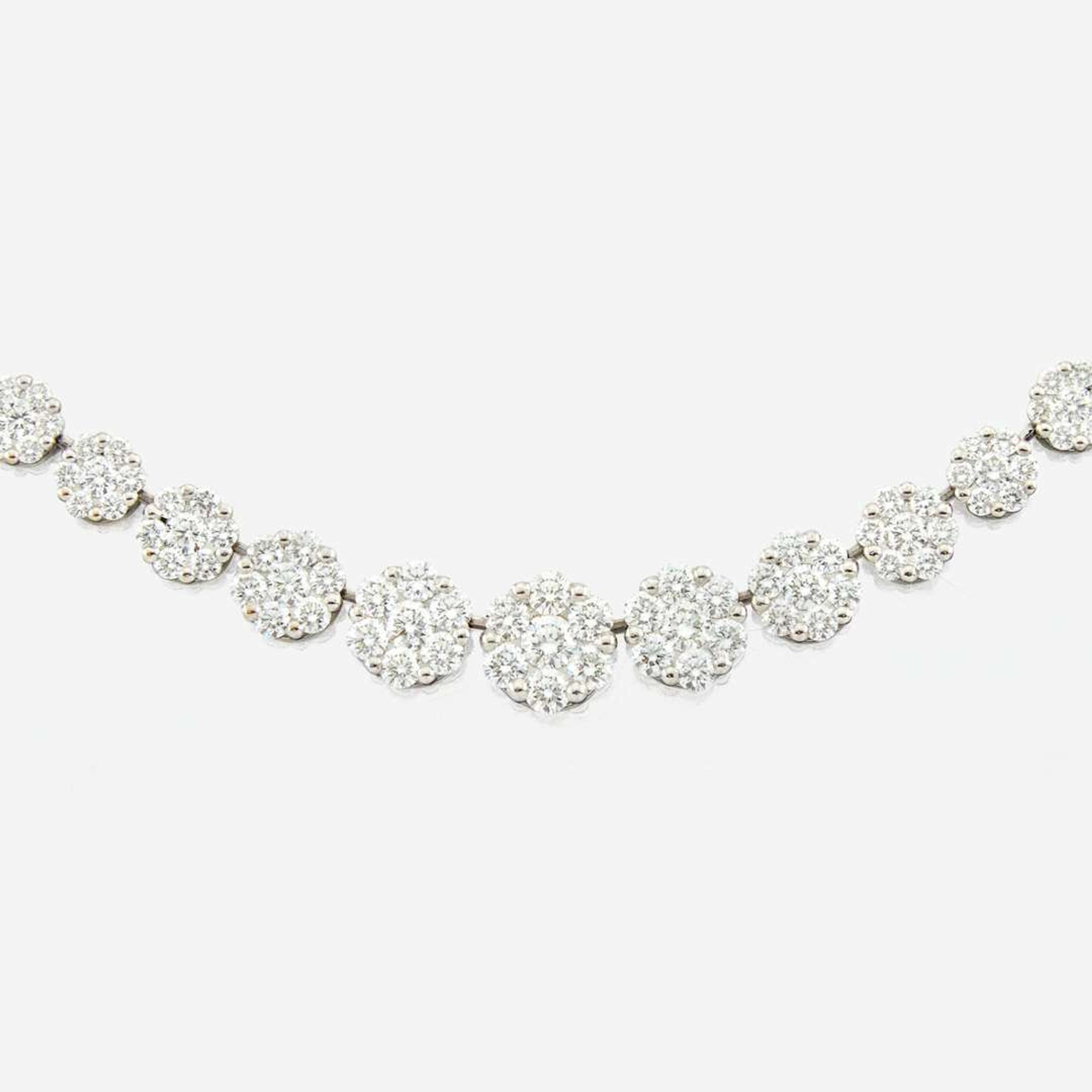 A diamond and white gold necklace, Simon G
