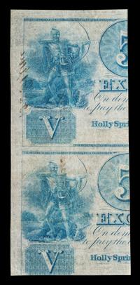 A State of Louisiana 1862 $3 Note