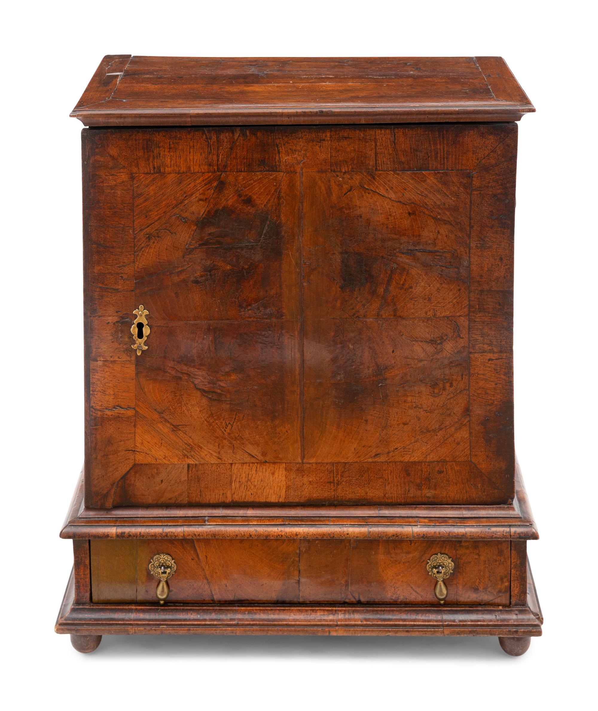 A William and Mary Walnut Table Cabinet