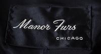 A Black Persian Lamb Double Breasted Jacket,