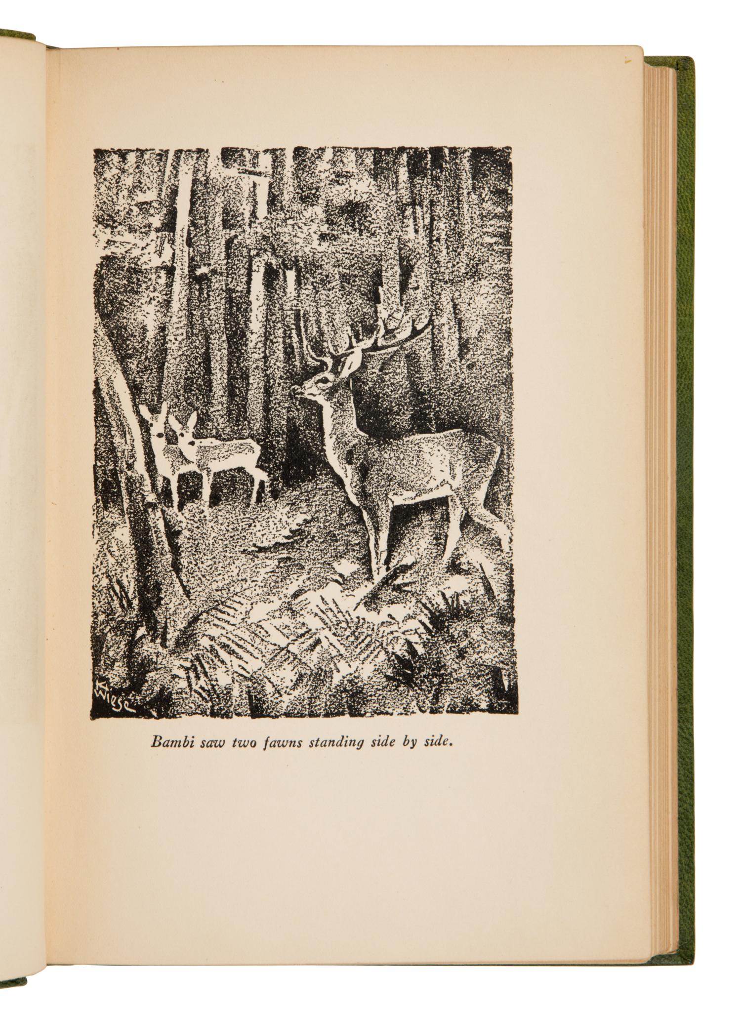 Salten, Felix (1869-1945). Bambi, A Life in the Woods . New York: Simon & Schuster, 1928.