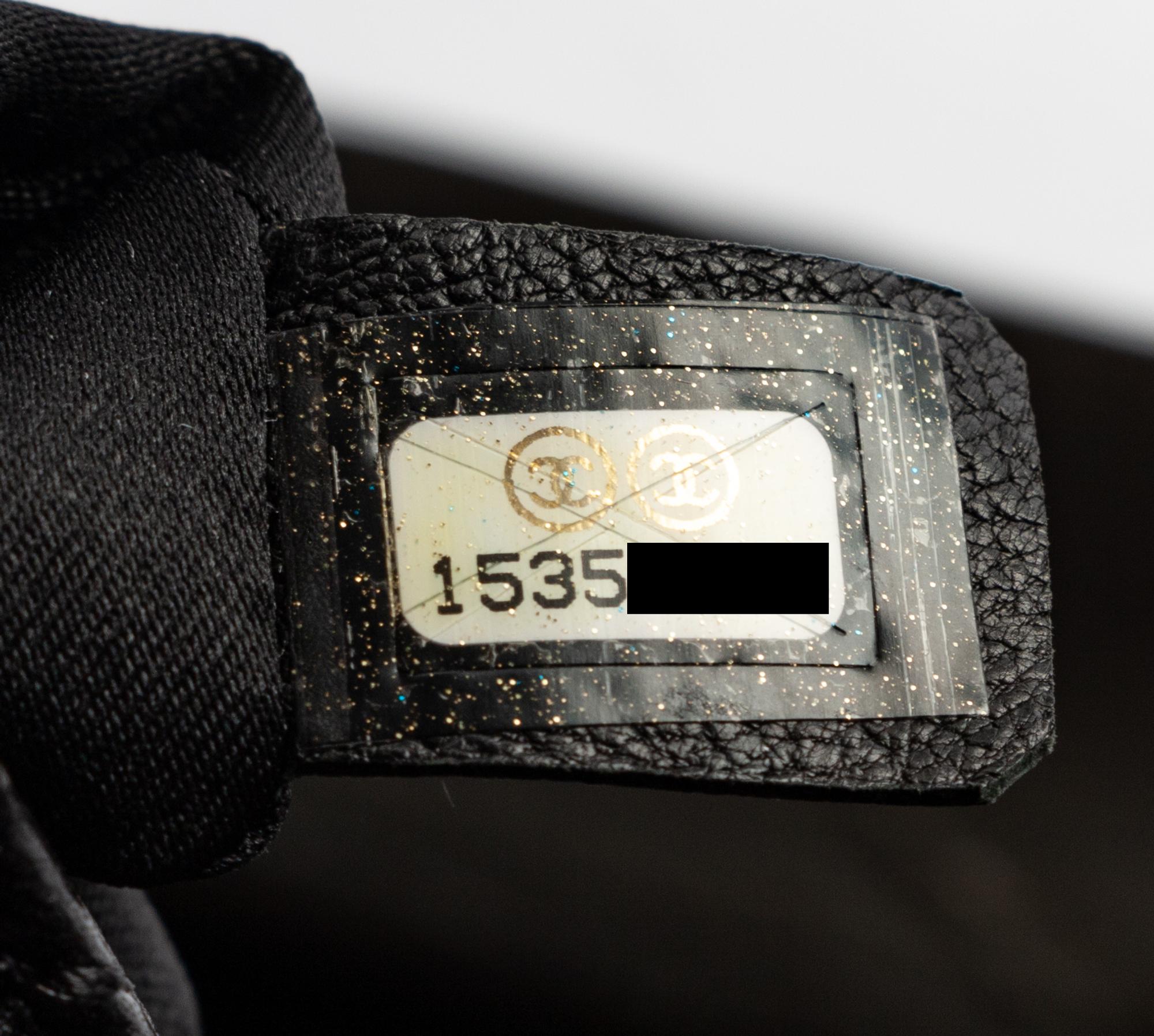 Chanel Quilted Lambskin Leather Triple Compartment Bag, 2011