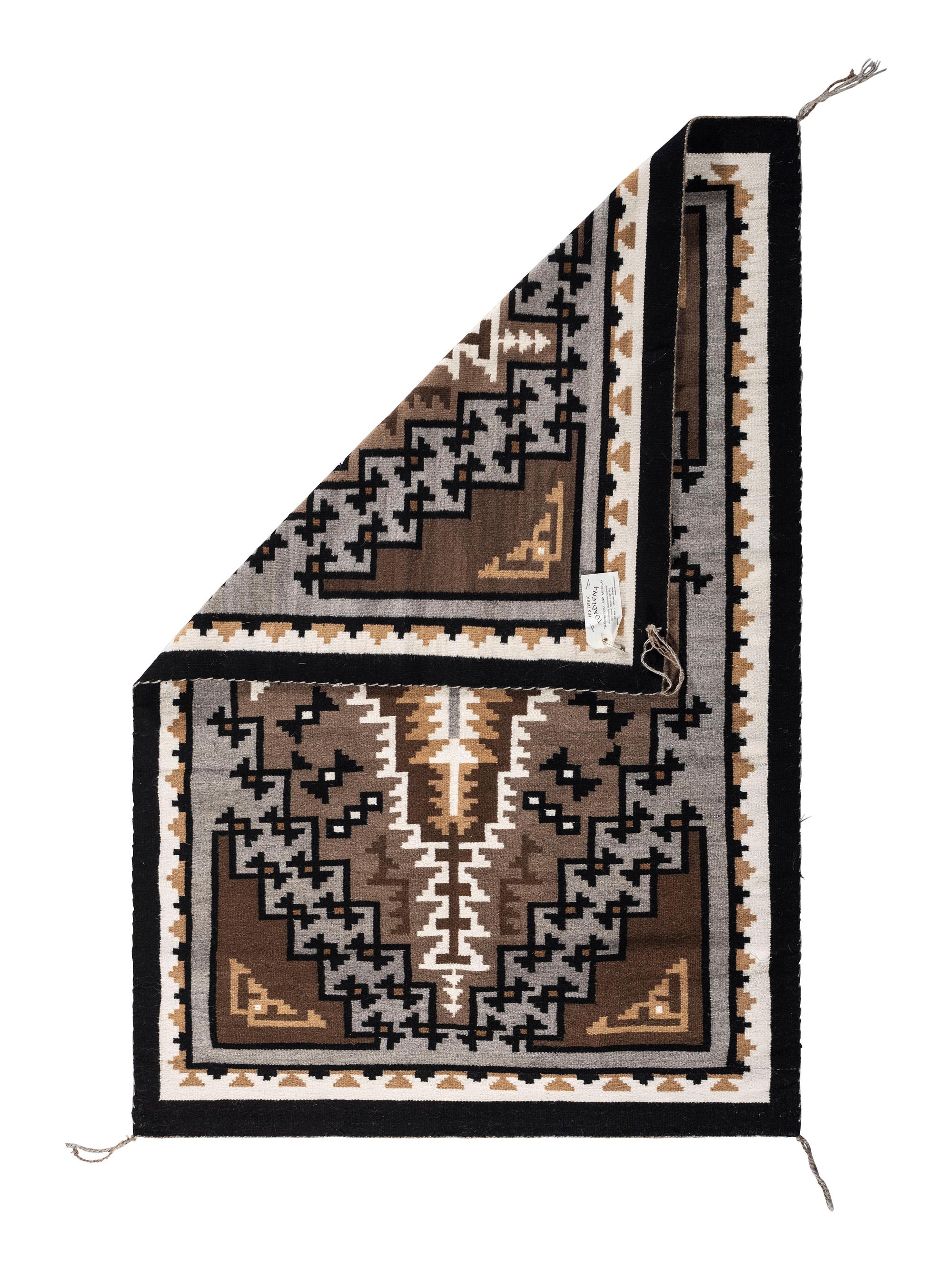 Navajo Two Grey Hills Weaving / Rug