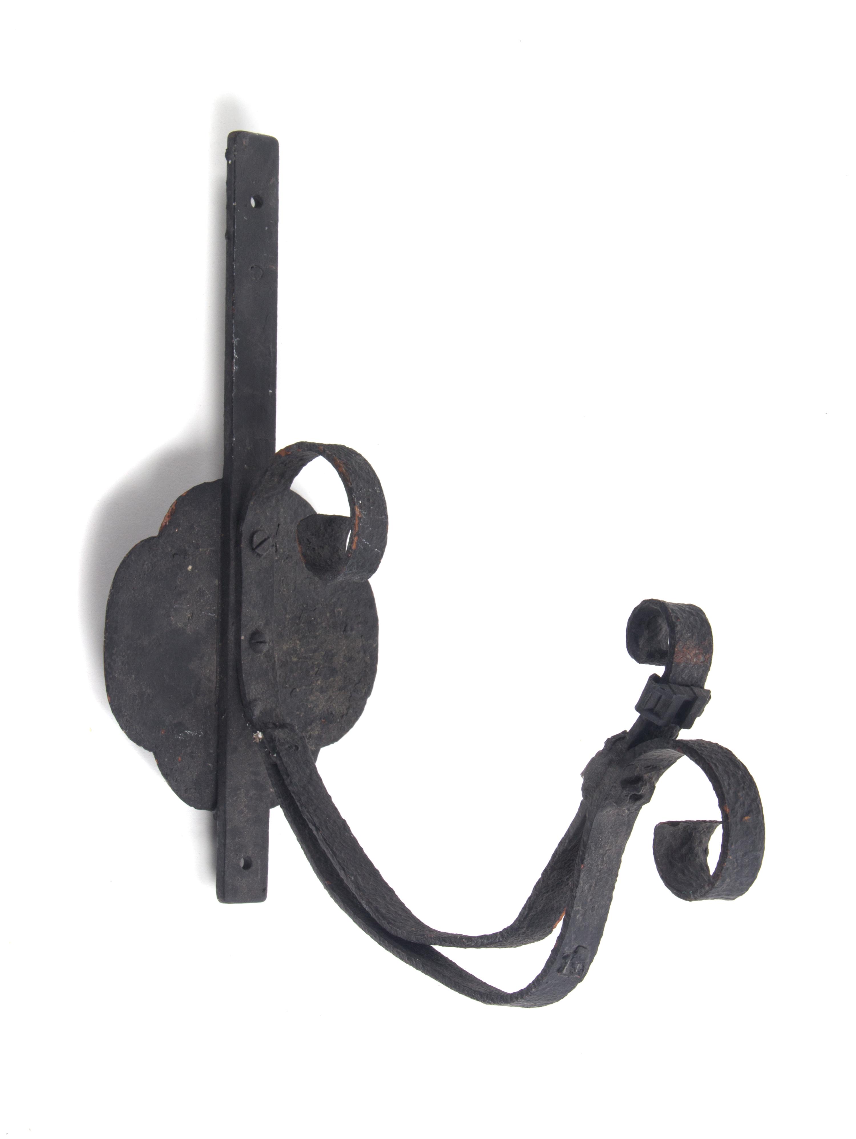 A Collection of Metal Wall Lights Height overall of largest 14 inches.