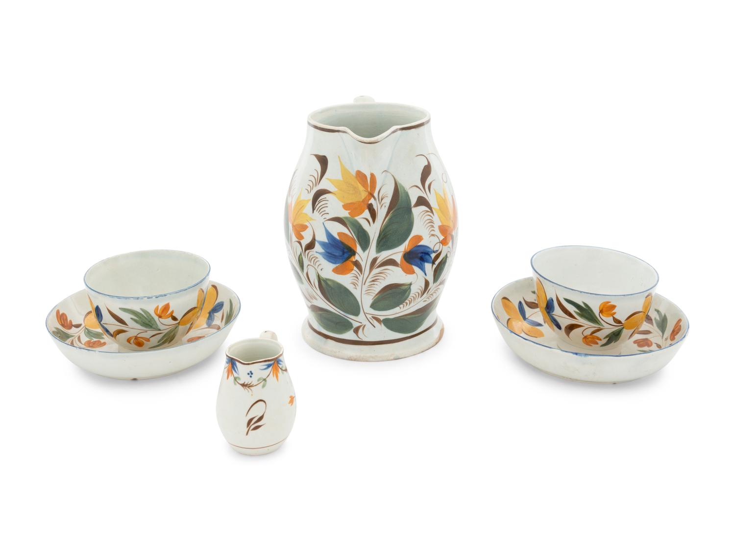 A Group of Pearlware Articles