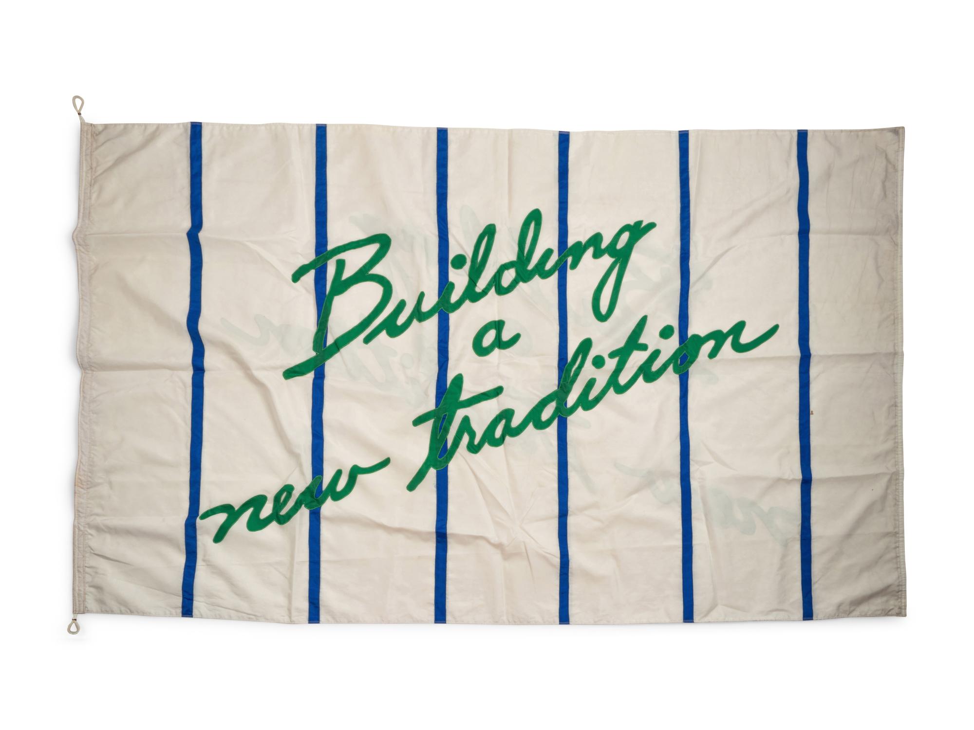 A Chicago Cubs Building A New Tradition Flag Once Flown at Wrigley Field Collected by Former Chicago Cubs Wrigley Field Head Scorekeeper