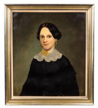 Artist Unknown, (19th century), Portrait of a Lady with a White Collar
