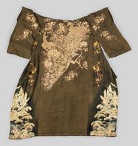 Three Japanese Silk Kimono and One Japanese Silk Priest Robe