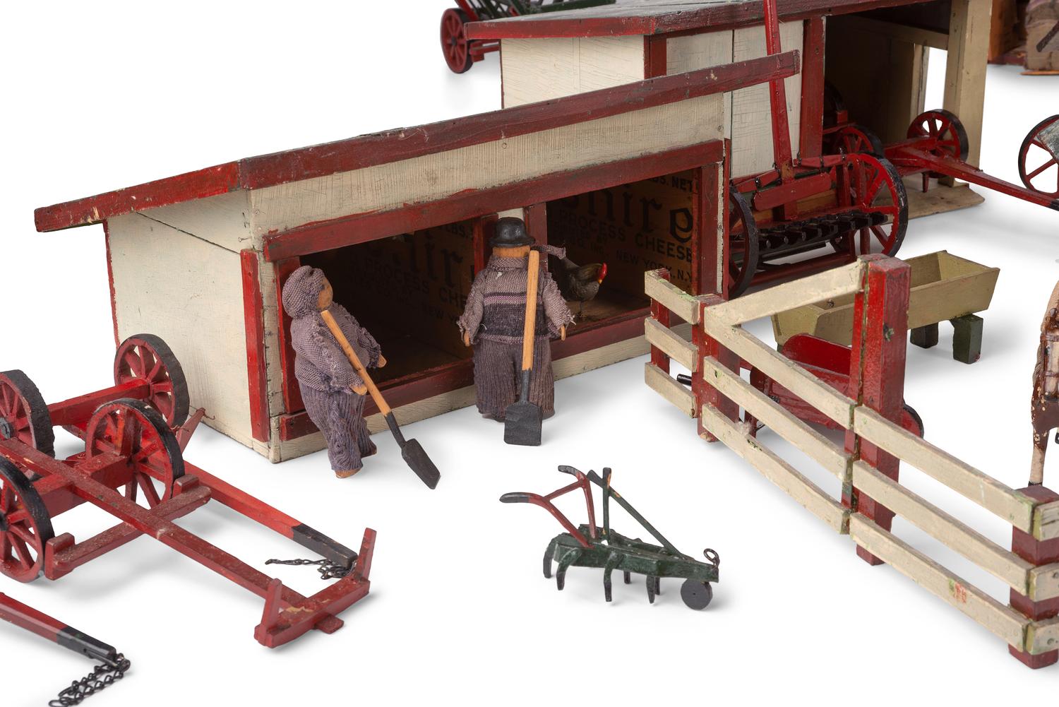 A German Farmhouse Toy Set