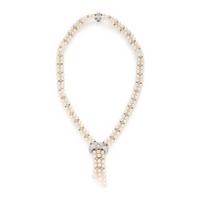 CULTURED PEARL AND DIAMOND NECKLACE