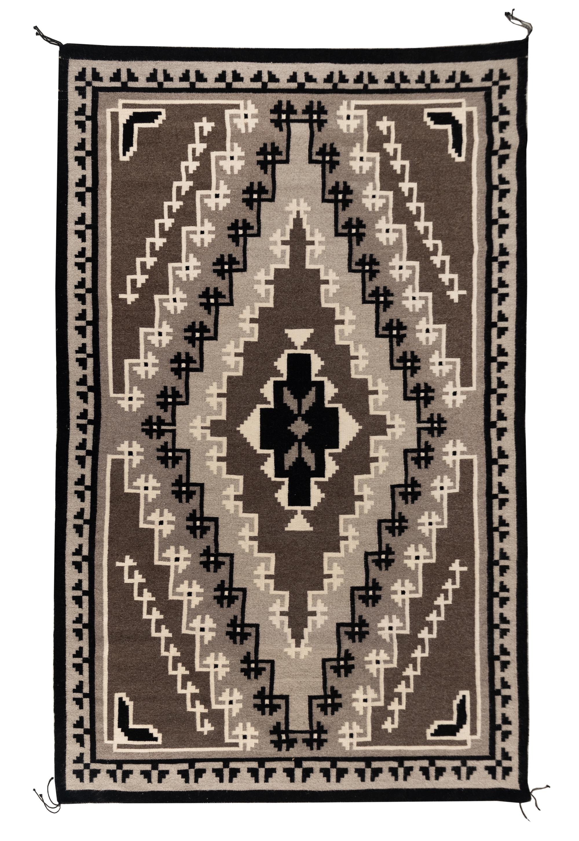 Navajo Two Grey Hills Weaving / Rug