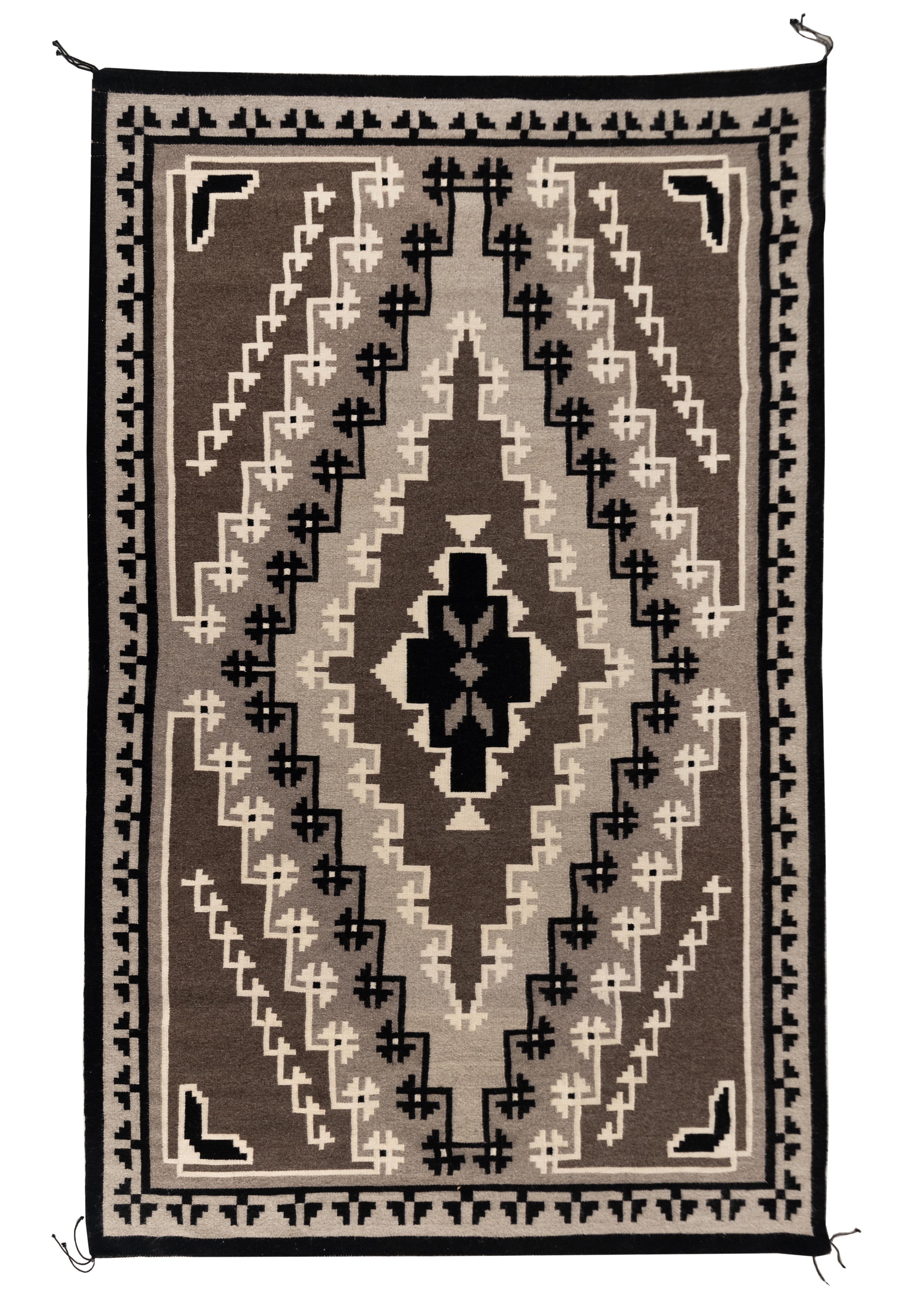 Navajo Two Grey Hills Weaving / Rug