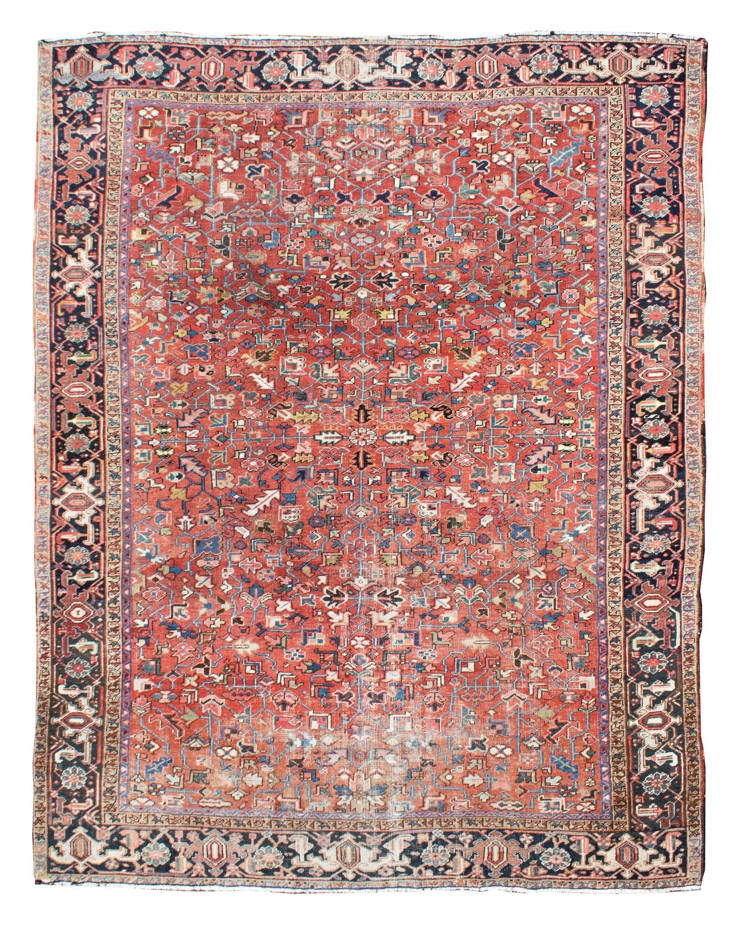 A Heriz Wool Rug