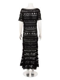 Oscar de la Renta Silk Crochet Dress, Resort 2018