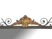 A Belle Epoque Style Parcel Gilt Iron Mirror