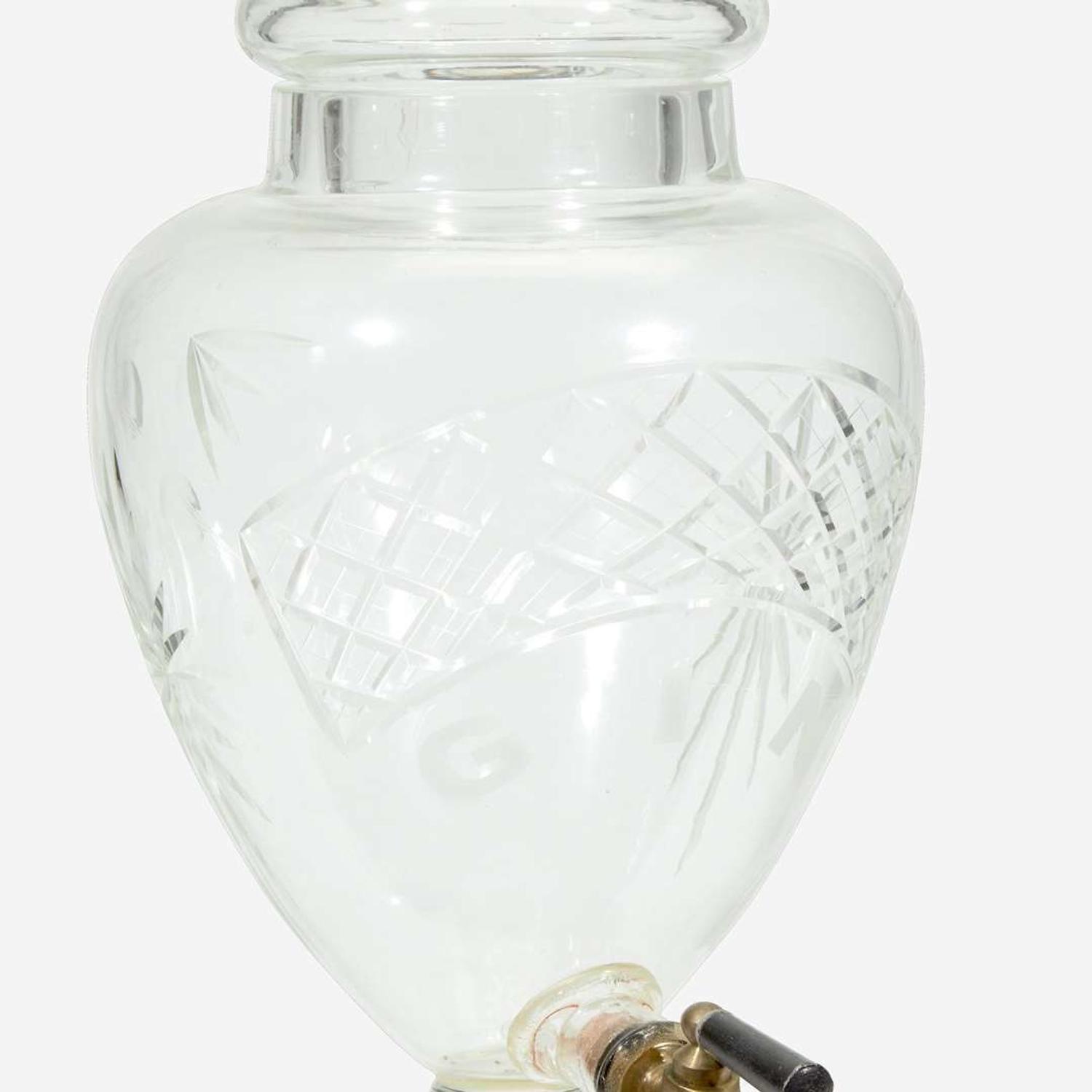 Four Cut Glass Spirit Flasks