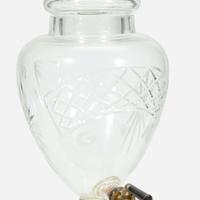 Four Cut Glass Spirit Flasks