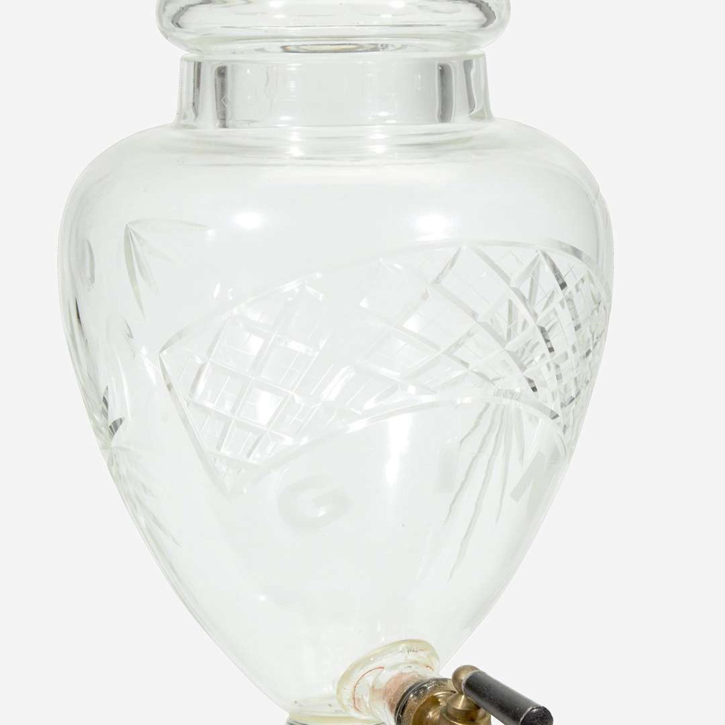 Four Cut Glass Spirit Flasks