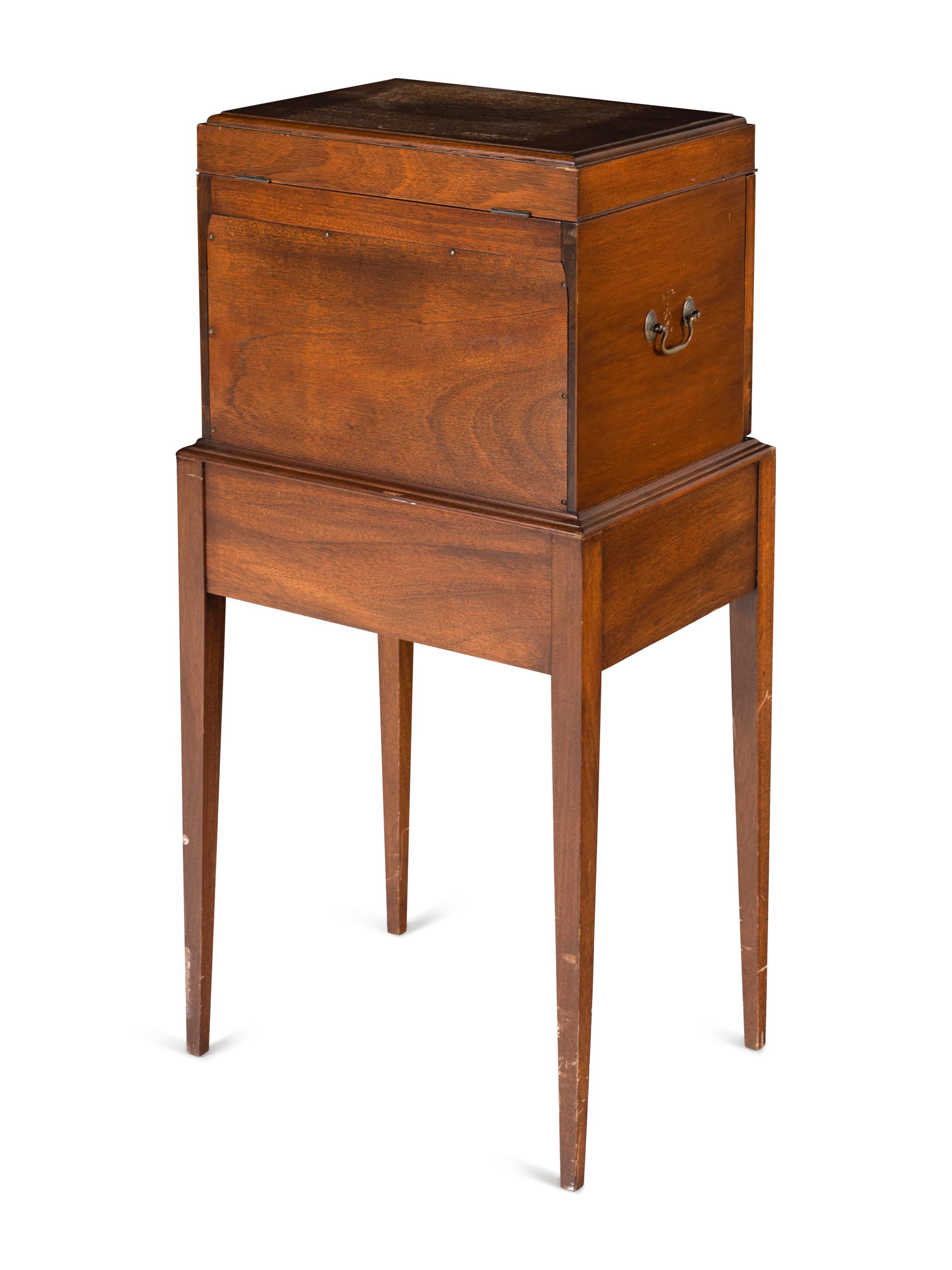 A Tiffany and Co. English King Silver Flatware Service in a Fitted Mahogany Chest