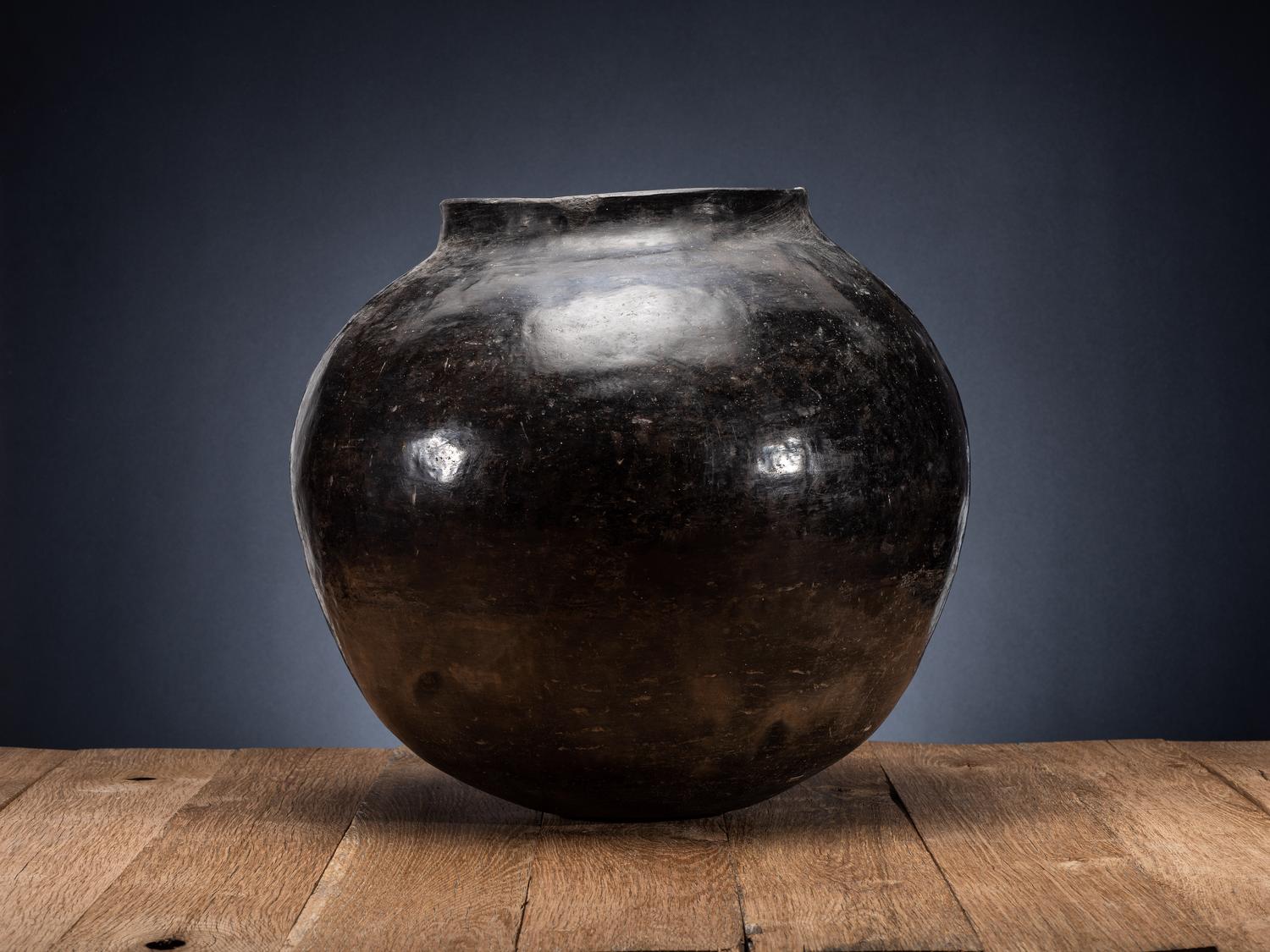 Ohkay Owingeh Pottery Storage Jar