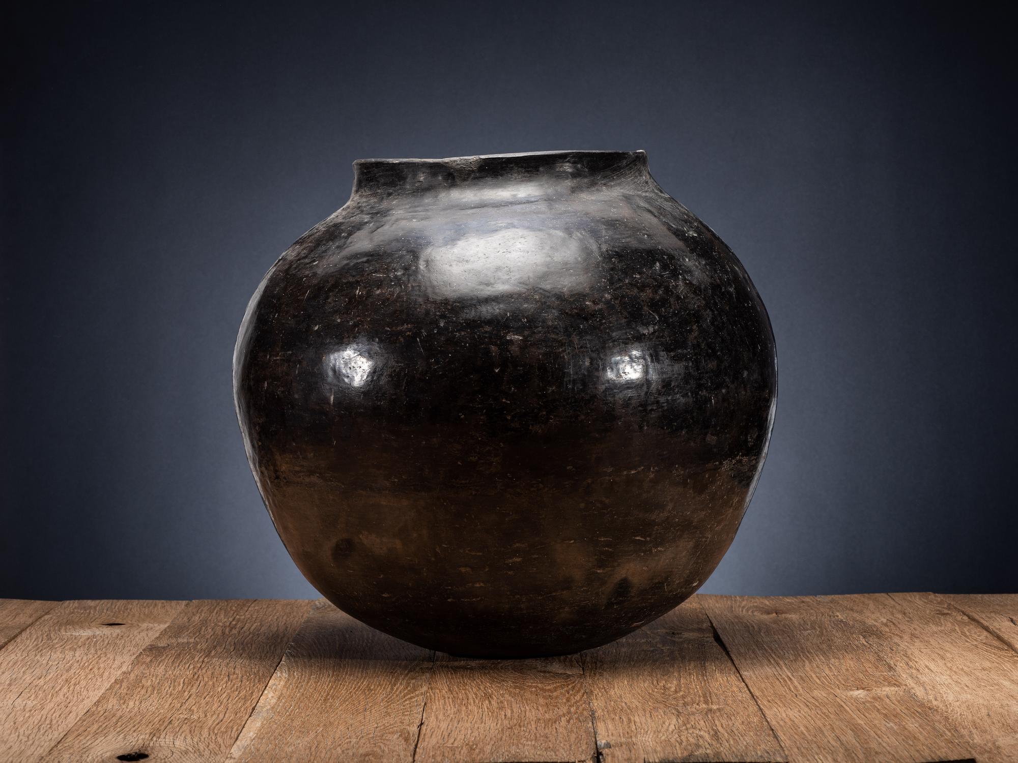 Ohkay Owingeh Pottery Storage Jar
