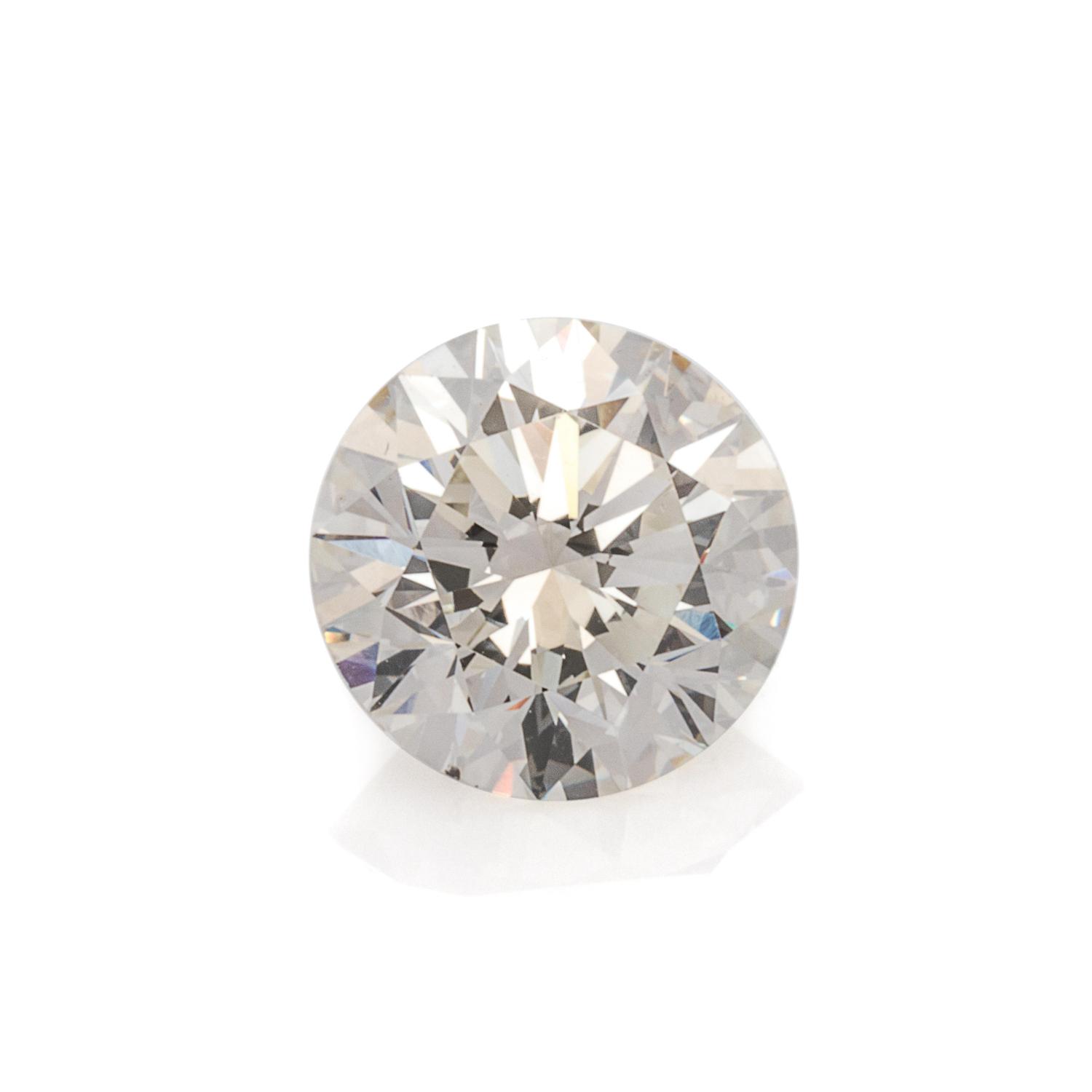 3.34 Carat Round Brilliant Cut Diamond
