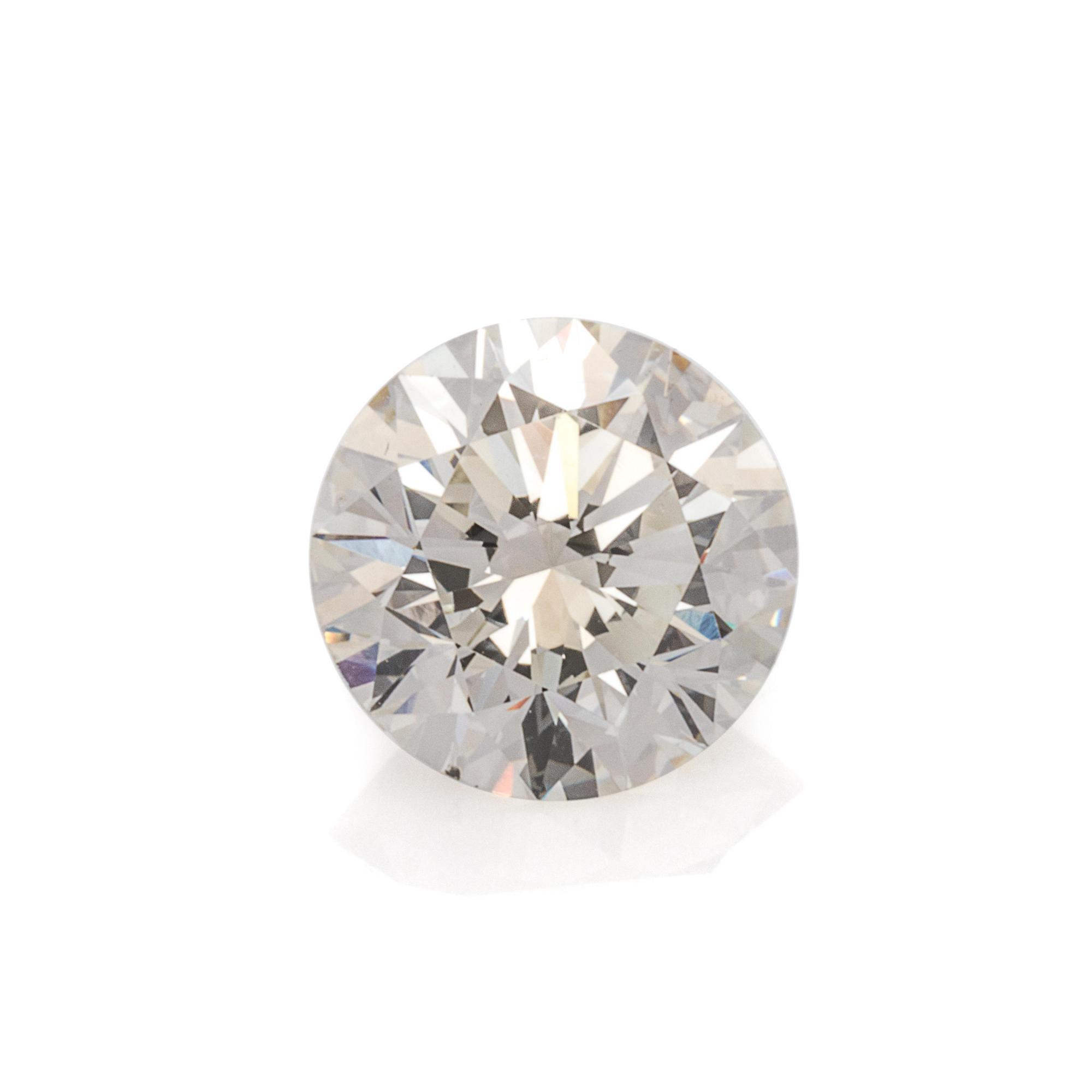 3.34 Carat Round Brilliant Cut Diamond