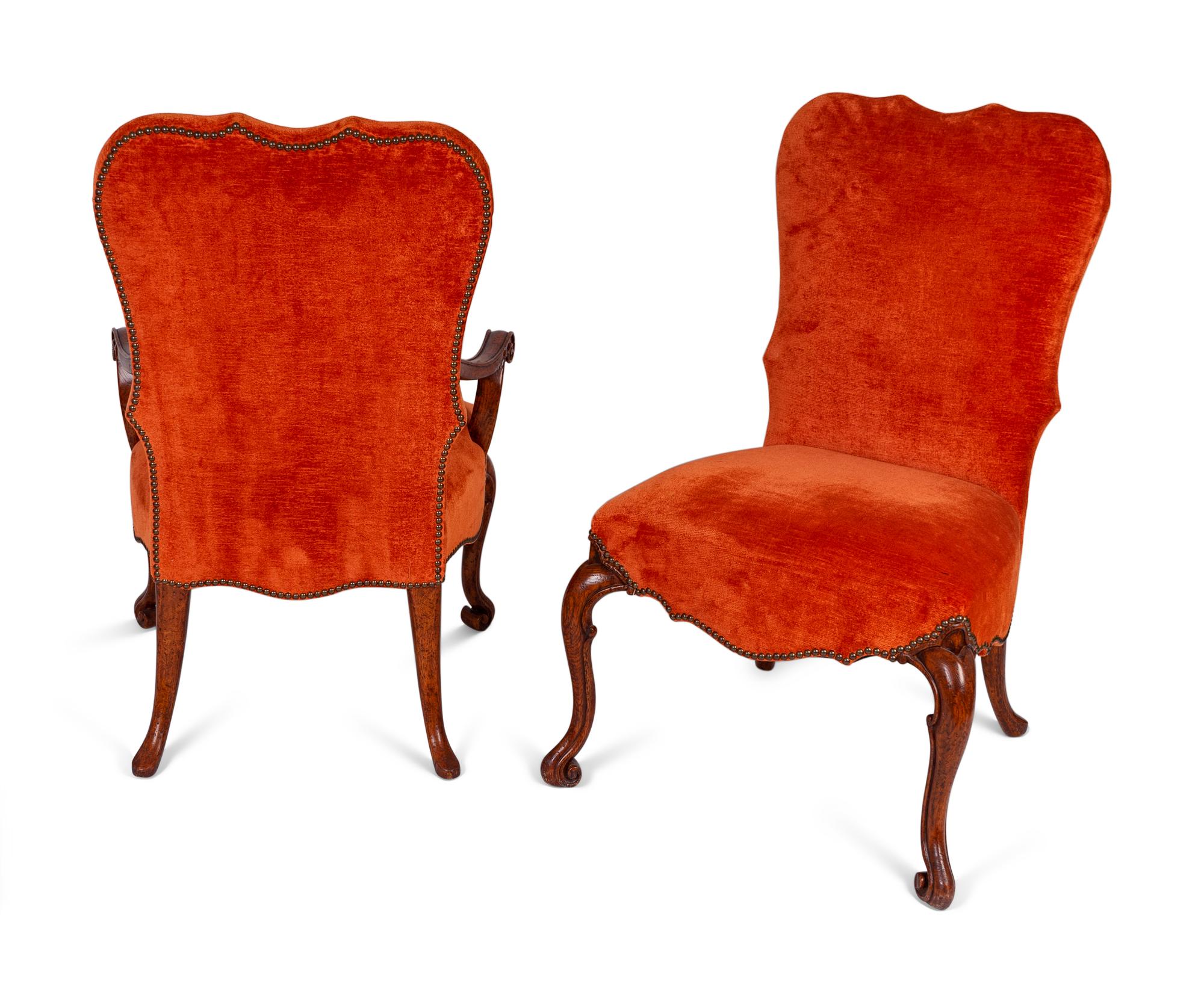 A Set of Ten Walnut Dining Chairs by Therien Studio Workshops — 20TH CENTURY