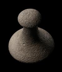 A Hawaiian Basalt Poi Pounder