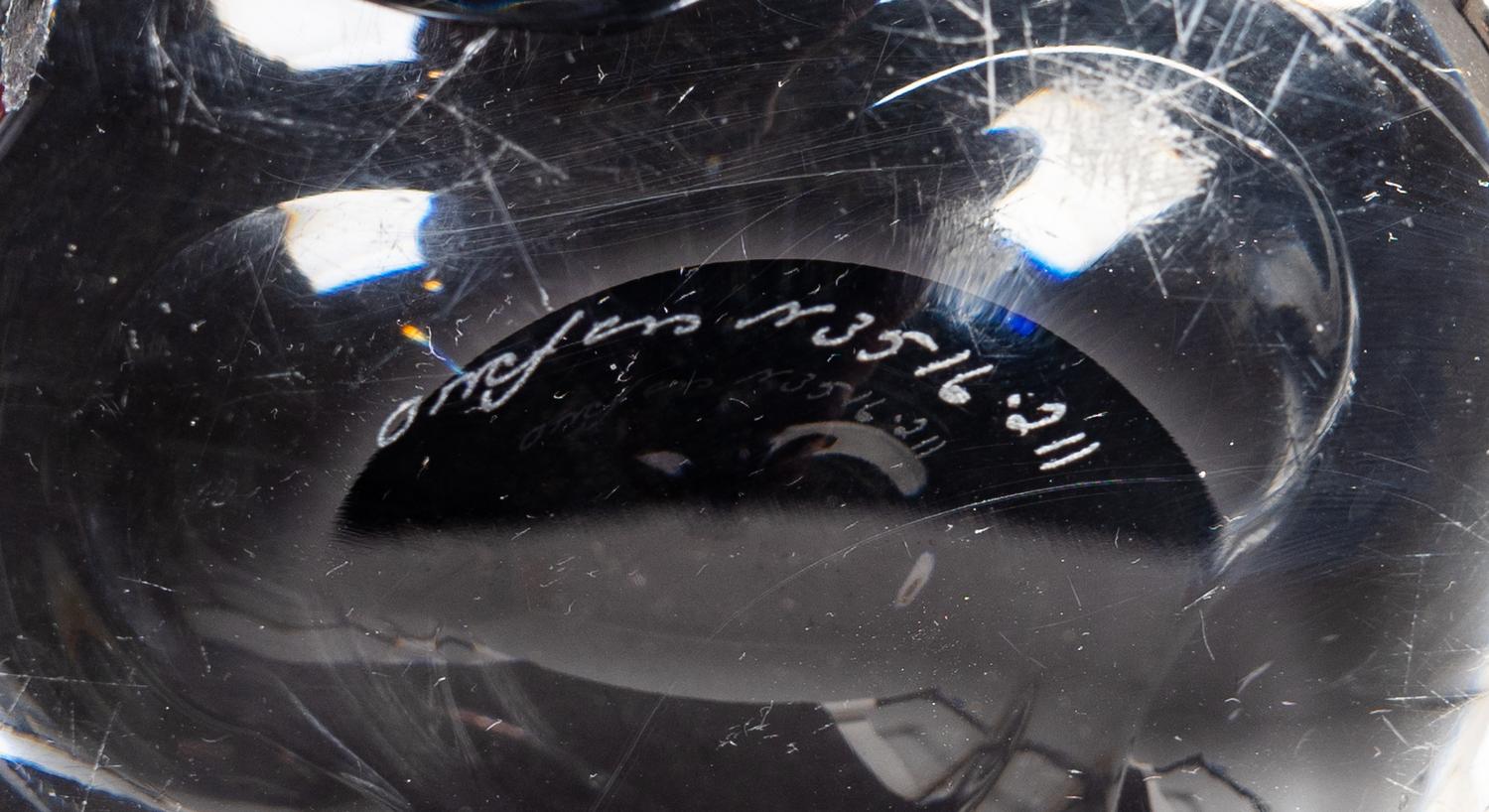 An Orrefors Glass Centerbowl